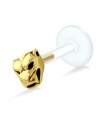 Animal face Shaped Labrets Push-in LA-283